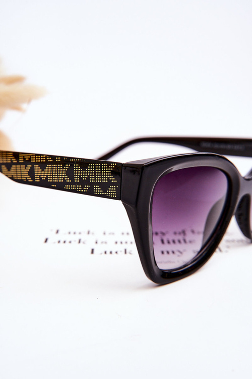 Women's Sunglasses With Lettering M2404 Black