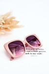 Women's Glitter Sunglasses M2354 Pink