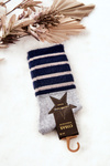 Women's Socks With Fur COSAS Grey and navy blue