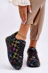 Buty Sportowe Damskie Dżety Czarne GOE LL2N4010
