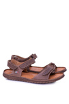 Leather Brown Men's Hilfig Velcro Sandals