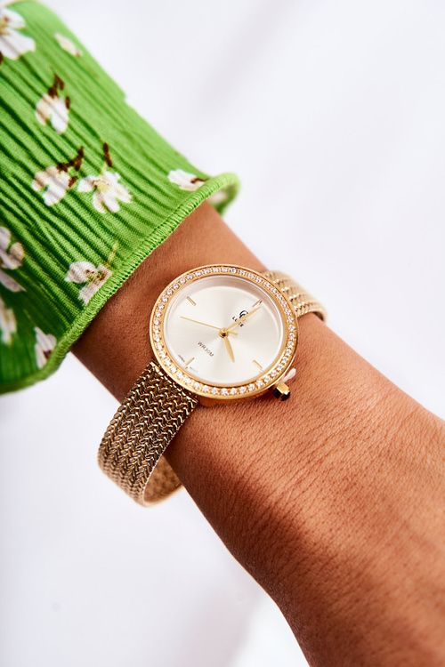 Women's Watch GG Luxe Gold With Silver Dial