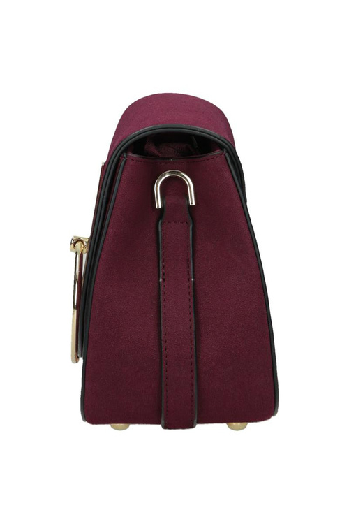 Women's Suede Handbag Maroon NOBO NBAG-F0180-C005