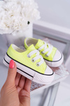 Kids' Glitter Sneakers Lime Misty
