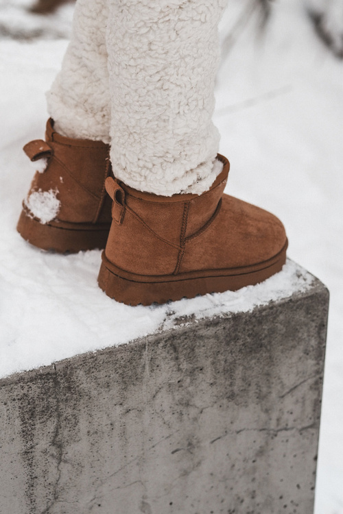 Children's Snow Boots Insulated Camel Nallita