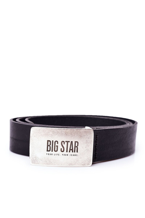 Leather Men's Belt Big Star HH674119 Black
