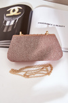 Embellished Evening Bag Rose Gold Kariti