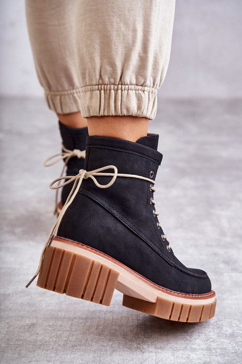 Women's Fashionable Warm Boots Black Gerda