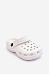 Baby Foam Crocs Slides White Percy
