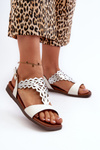 Women's Flat Sandals Sergio Leone SK070H White