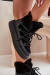 Snow Boots On Platform Black Tamidra