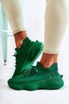 Buty Sportowe Wsuwane Damskie Zielone Dalmiro