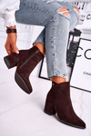 Women's Boots On Heel Brown So Good