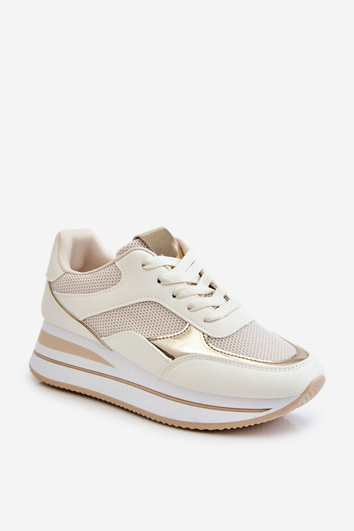 Women's Wedge Sports Shoes Light beige Ruby
