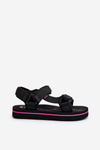 Sandały Damskie Platforma Czarne Lee Cooper LCW-24-05-2751 Czarne