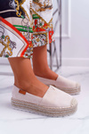 Women's Espadrilles Slip-on Suede Beige Mariako