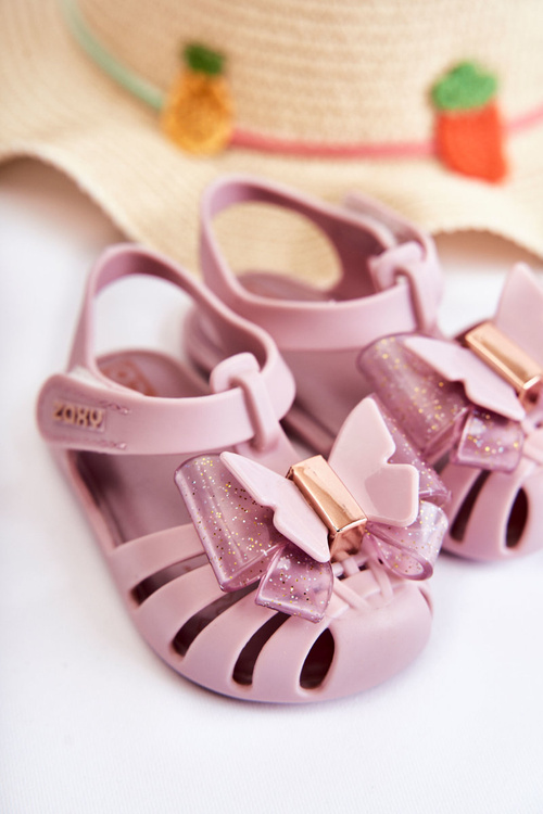 Children's Sandals With Velcro Fragrant ZAXY JJ385034 Light purple
