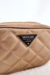 Mała Kosmetyczka Pikowana Monnari CSM0050-023 Złota