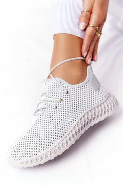 Women's Slip-on Sneakers Grey Run Away