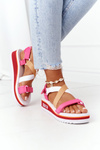 Foam Wedge Sandals Big Star HH274A083 Pink