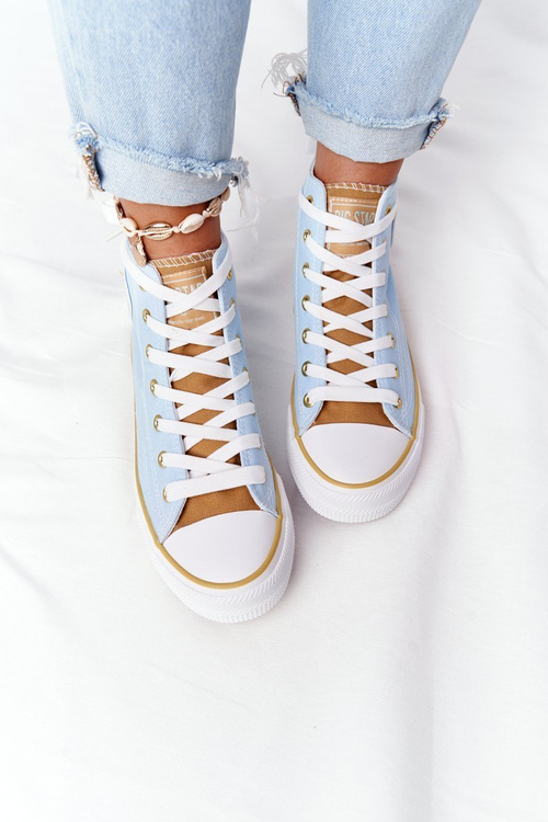 Women's High Sneakers Big Star HH274449 Blue