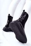 High-top Platform Boots Black Sereia