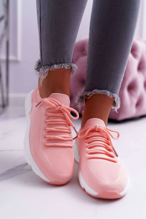 Buty Sportowe Slip-on Wiązane Big Star Różowe DD274577