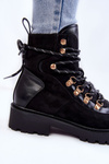 Women's Warm Boots Lace-up Black Jesse