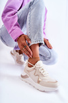 Women's Fashionable Sneakers Light beige Allie