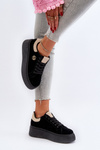 Women's Platform Sneakers Black Eshen