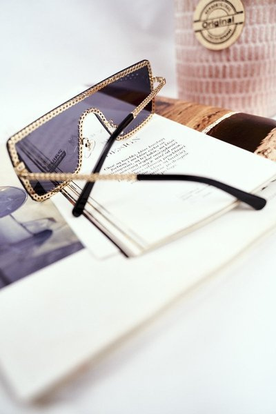 Women's Sunglasses Prius PRE-12 Brown Gradient Chain