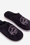 Men's Black Slippers Tiranne