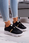 Sporty Women's Shoes Thick Sole Black Marche