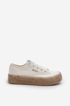 Trainers With Braid Lee Cooper LCW-24-44-2410 White