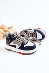 Children's High Sport Shoes Navy Blue Bruce