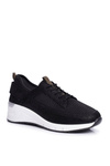 Women's Sports Shoes Leather Black Love Me