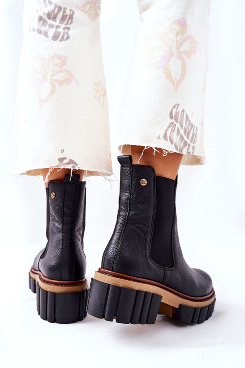 Ankle Boots Worker Maciejka Black 05312-01