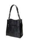 Snakeskin Shoulder Bag NOBO M0120-C020 Black