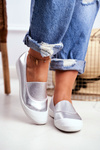 Sneakers On Slip On Sneakers Silver Justy