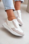 Women's Platform Sneakers Made Of Eco Leather White Issatta