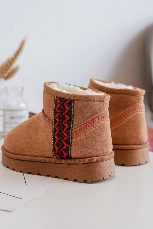 Children's Insulated Snow Boots Camel Leonora