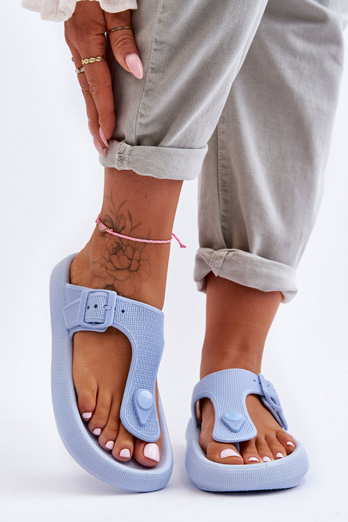 Women's Foam Slippers Blue Apolla