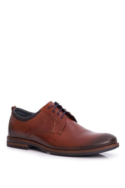 Men's Casual Leather Half Boots Nikopol Brown 1726