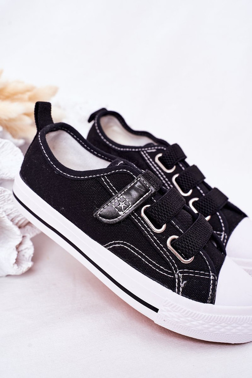 Children's Velcro Sneakers Black Avengers