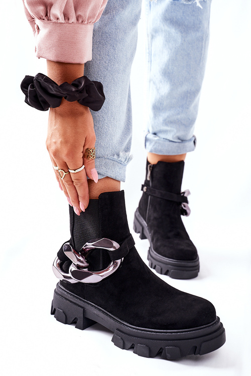 Women's Insulated Chelsea Boots Black Visione