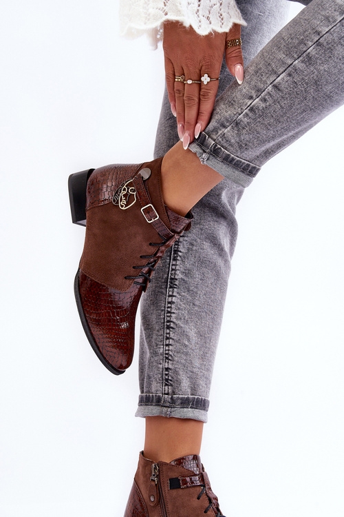 Women's Leather Boots Maciejka 5743A-02 Brown