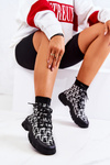 Sports Socks Shoes Black and White Kandice