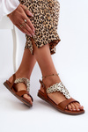 Women's Flat Sandals Sergio Leone SK070H Brown