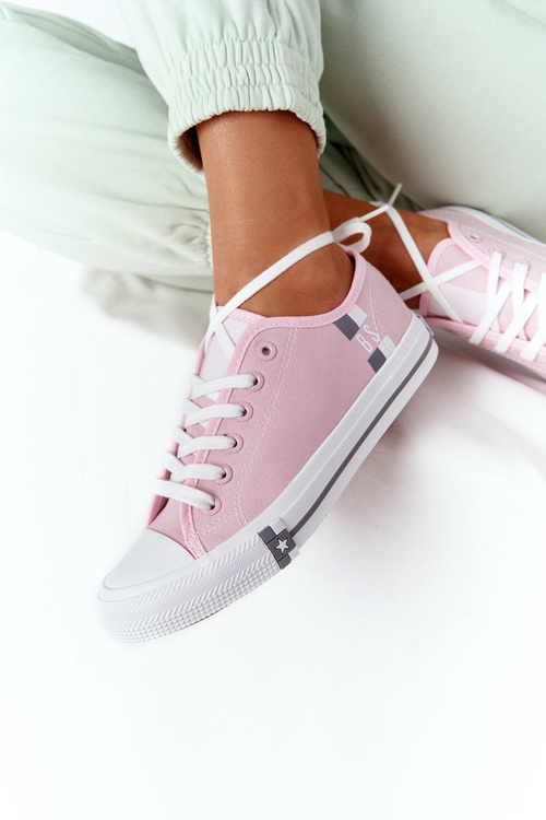 Classic Women's Sneakers BIG STAR HH274110 Light Pink