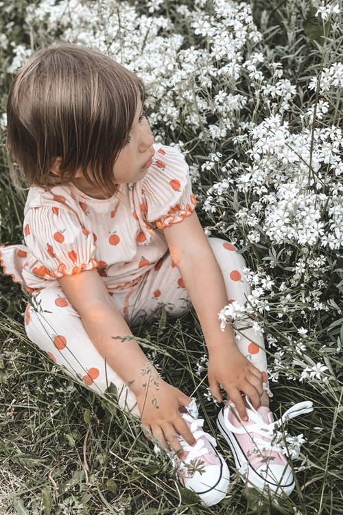 Children's Glitter Sneakers Pink Bling-Bling